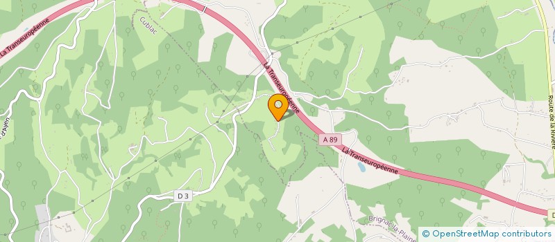 localisation de l'entreprise BRIGNAC CHAUFFAGE MAINTENANCE  BRIGNAC-LA-PLAINE