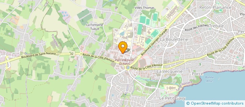 localisation de l'entreprise BRIGNAUDY-SERVENTON ET ASSOCIES à SAINT-NAZAIRE
