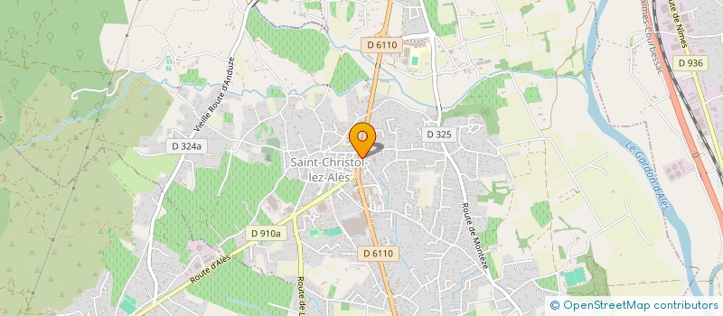 localisation de l'entreprise BRIGNIER GERARD ET BRIGNIER AGNES  SAINT-CHRISTOL-LEZ-ALES