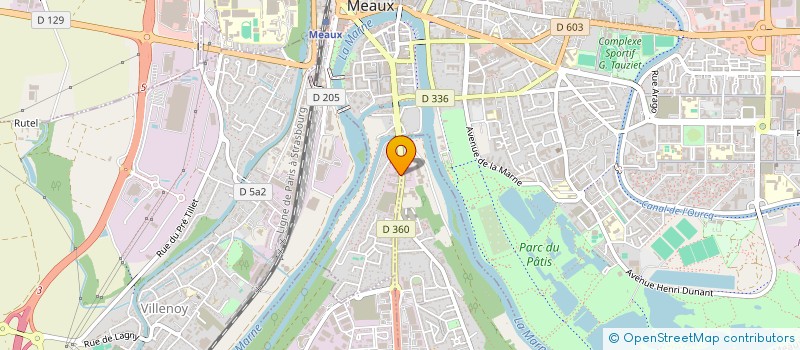 localisation de l'entreprise BRIGNIERE  MEAUX