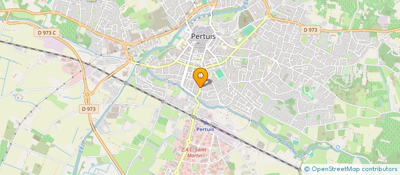 localisation de l'entreprise BRIGNOLES BONNAVENTURE  PERTUIS