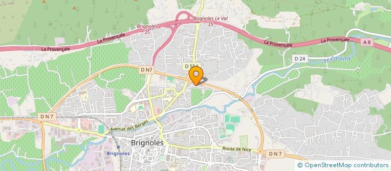 localisation de l'entreprise BRIGNOLES DIFFUSION à BRIGNOLES