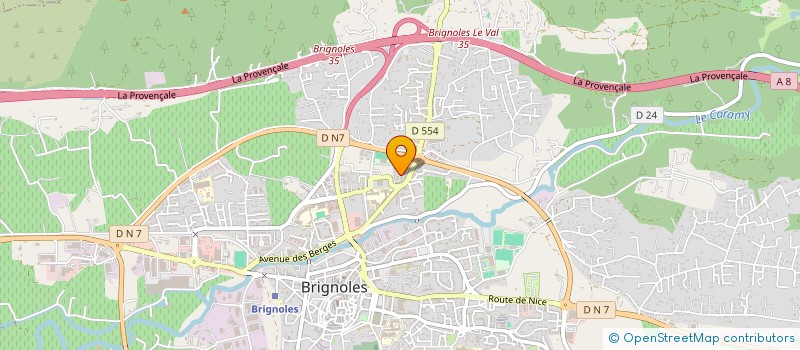 localisation de l'entreprise BRIGNOLES SPORTS LOISIRS  BRIGNOLES