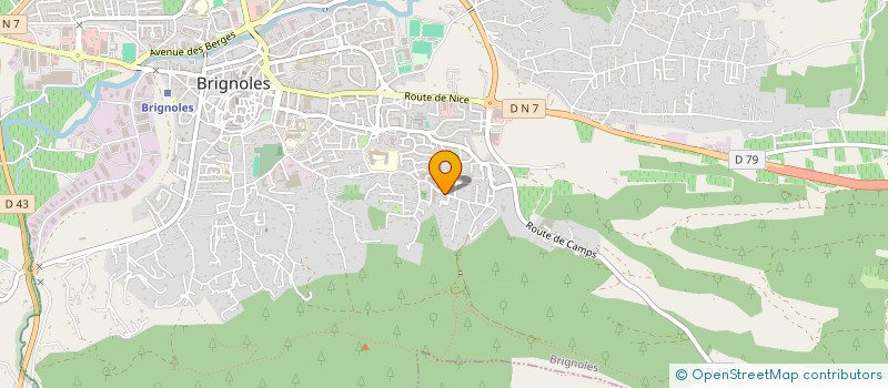 localisation de l'entreprise BRIGNOLES TAXIS  BRIGNOLES