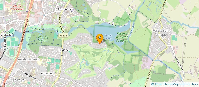 localisation de l'entreprise BRIGODE 230 à VILLENEUVE-D'ASCQ