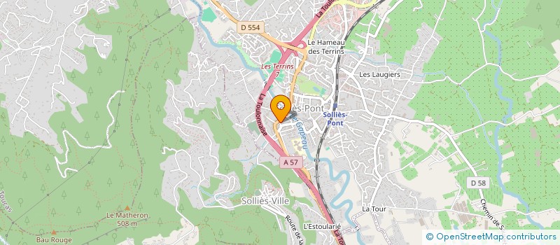 localisation de l'entreprise BRIGY DISTRIBUTION  SOLLIES-PONT