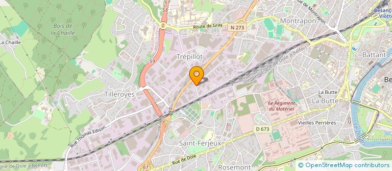 localisation de l'entreprise BRIICK à BESANCON