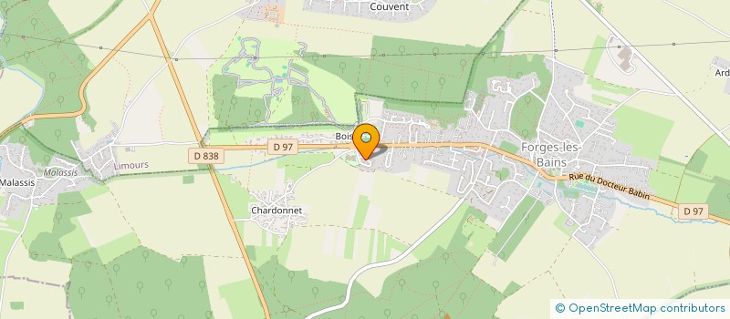 localisation de l'entreprise BRIIS CONDUIT  FORGES-LES-BAINS