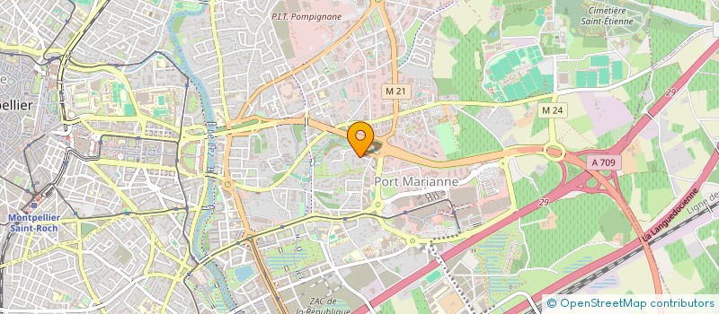 localisation de l'entreprise BRIJAC à MONTPELLIER
