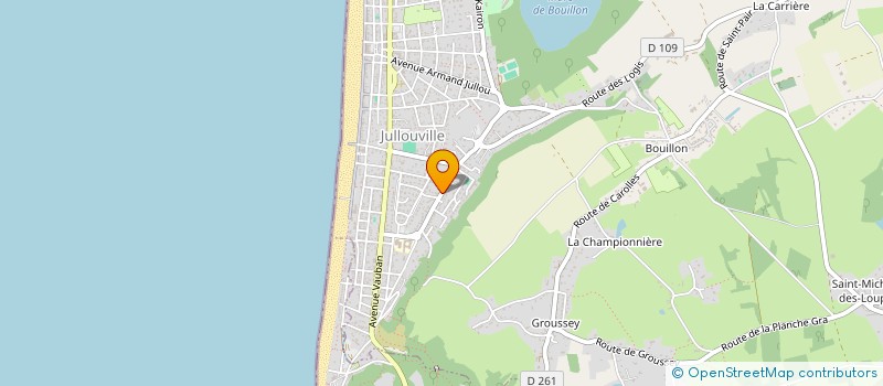 localisation de l'entreprise BRIJANYVE  JULLOUVILLE
