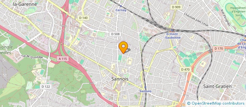 localisation de l'entreprise BRIK à SANNOIS