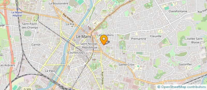 localisation de l'entreprise BRIK  LE MANS