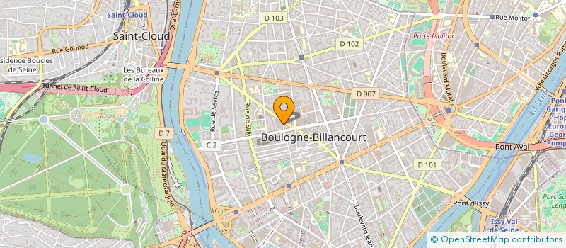 localisation de l'entreprise BRIK à BOULOGNE-BILLANCOURT
