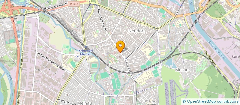 localisation de l'entreprise BRIK à STRASBOURG