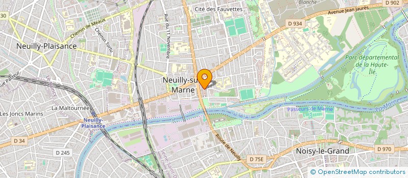 localisation de l'entreprise BRIK TRANSPORTS  NEUILLY-SUR-MARNE