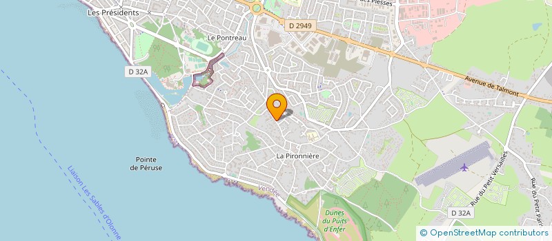 localisation de l'entreprise BRIKAMER à LES SABLES D'OLONNE