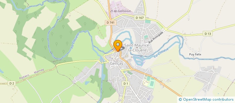 localisation de l'entreprise BRIKER  GENCAY