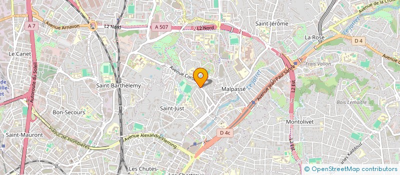 localisation de l'entreprise BRIKHA à MARSEILLE