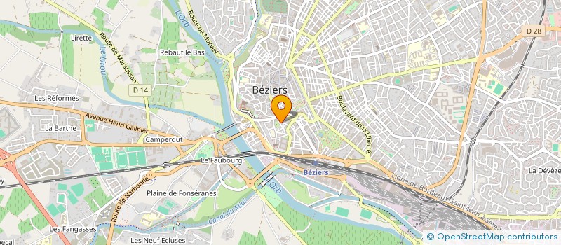 localisation de l'entreprise BRIKI  BEZIERS