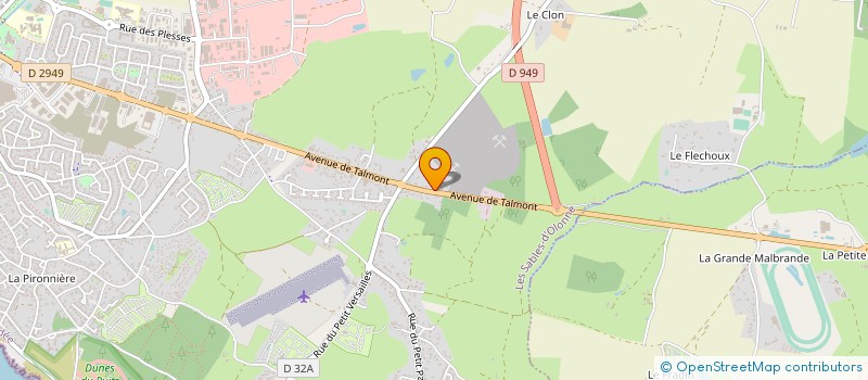 localisation de l'entreprise BRIKO LOISIRS VERT  LES SABLES D'OLONNE