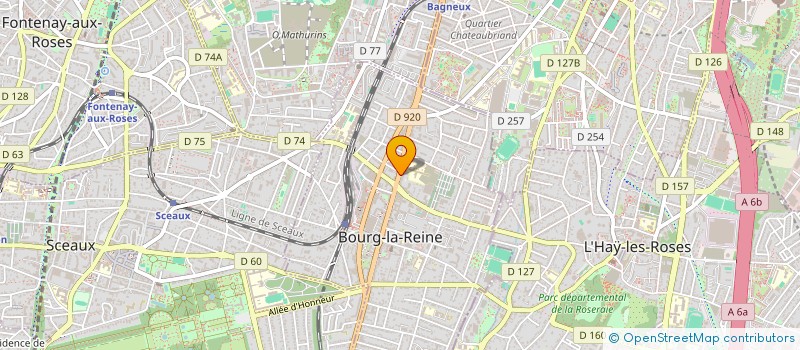 localisation de l'entreprise BRIKS EXPERTISES à BOURG-LA-REINE