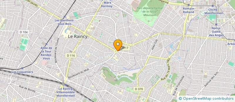 localisation de l'entreprise BRIL à LE RAINCY