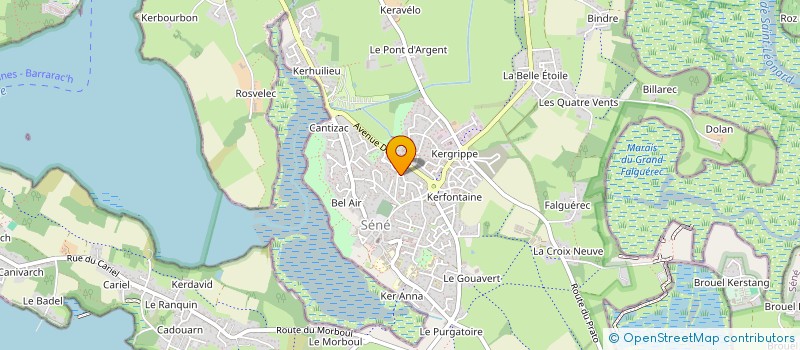 localisation de l'entreprise BRILAC D'HELLEAN à SENE