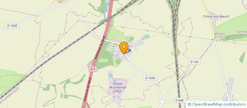 localisation de l'entreprise BRILACELIE  CHENNEVIERES-LES-LOUVRES