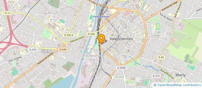localisation de l'entreprise BRILANGE à VALENCIENNES