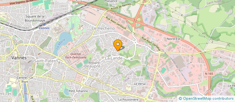 localisation de l'entreprise BRILILE à VANNES