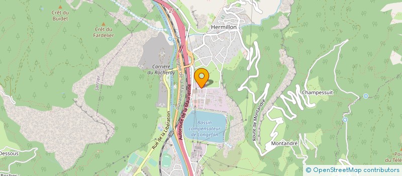 localisation de l'entreprise BRILIME à LA TOUR-EN-MAURIENNE