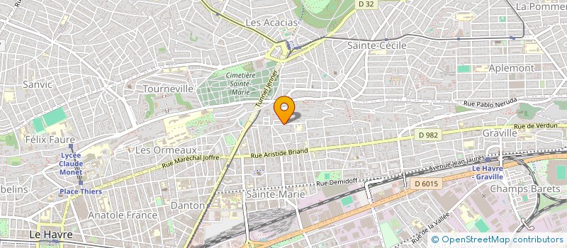 localisation de l'entreprise BRILINE à LE HAVRE