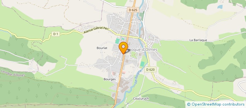 localisation de l'entreprise BRILL'AUTO à LAROQUE-D'OLMES
