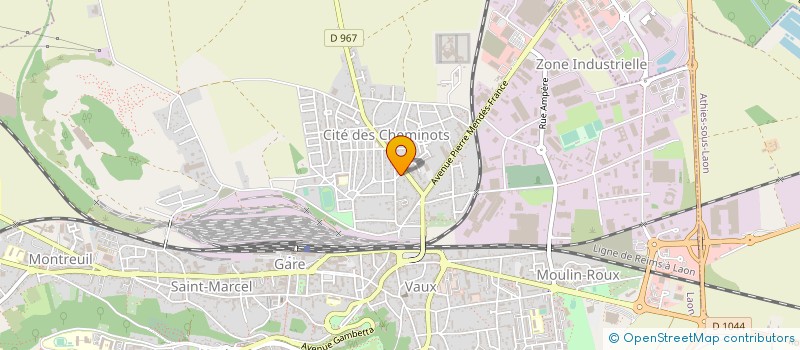 localisation de l'entreprise BRILLANCE AUTOS à LAON