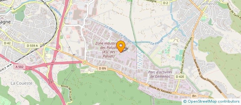 localisation de l'entreprise BRILLANCE DISTRIBUTION à AUBAGNE