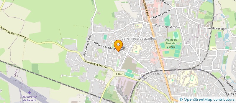 localisation de l'entreprise BRILLANCE VERRE & JARDIN PRO  VARENNES-VAUZELLES