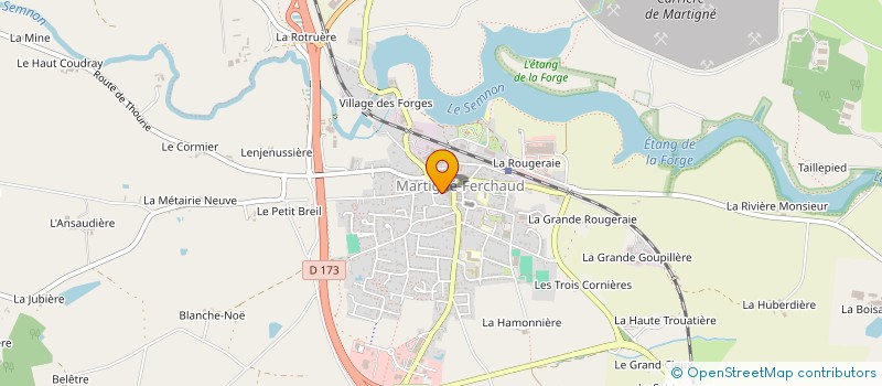 localisation de l'entreprise BRILLANCEMAX  MARTIGNE-FERCHAUD