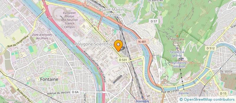 localisation de l'entreprise BRILLANSAB à GRENOBLE