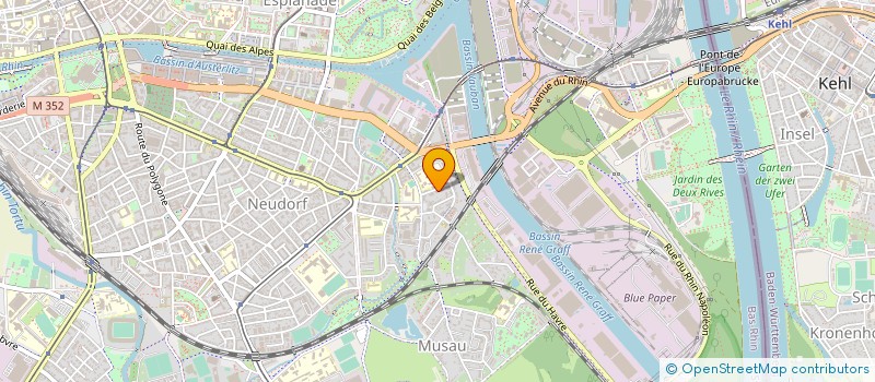 localisation de l'entreprise BRILLANT à STRASBOURG