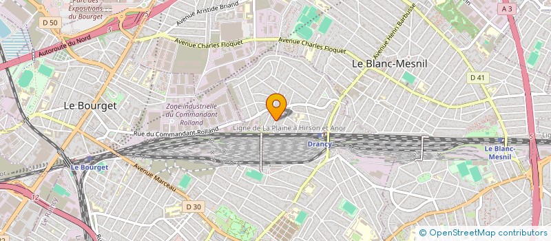 localisation de l'entreprise BRILLANT CONSTRUCTION à DRANCY