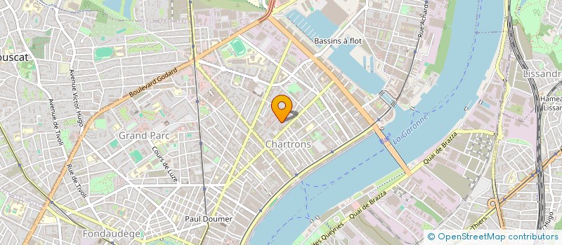 localisation de l'entreprise BRILLAUD  BORDEAUX