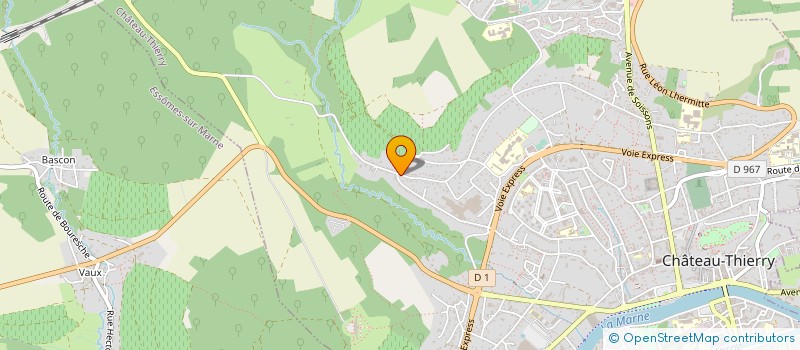 localisation de l'entreprise BRILLAULT ELECTRICITE à CHATEAU-THIERRY