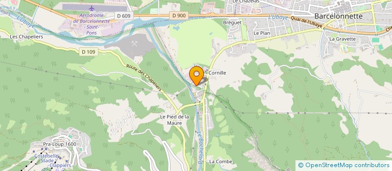 localisation de l'entreprise BRILLE ET SCINTILLE  BARCELONNETTE