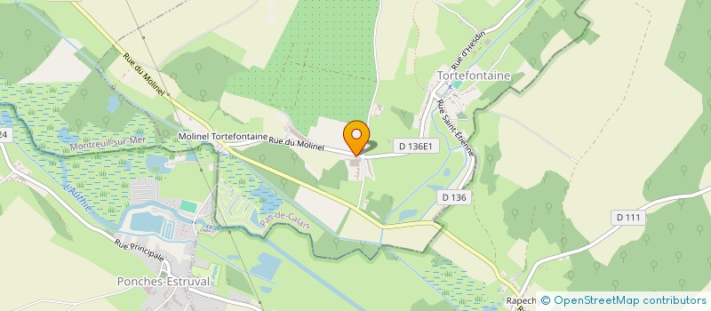 localisation de l'entreprise BRILLE INTERNATIONAL  TORTEFONTAINE