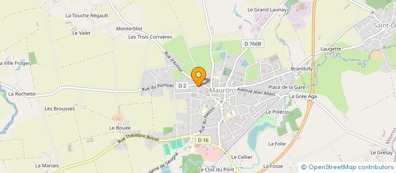 localisation de l'entreprise BRILLER HAUT  MAURON