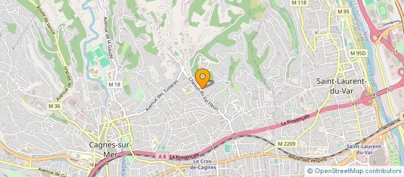 localisation de l'entreprise BRILLER POUR JESUS  CAGNES-SUR-MER