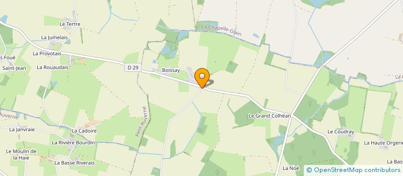 localisation de l'entreprise BRILLET  VALLONS-DE-L'ERDRE