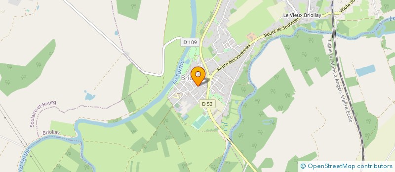 localisation de l'entreprise BRILLET BOIS à BRIOLLAY