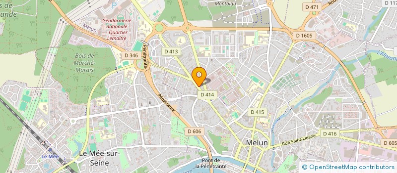 localisation de l'entreprise BRILLETTI 77 à MELUN