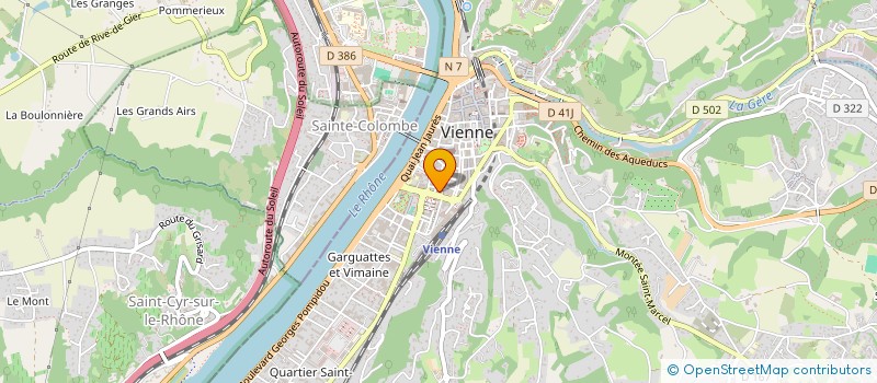 localisation de l'entreprise BRILLIER à VIENNE